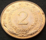 Cumpara ieftin Moneda 2 DINARI / DINARA - RSF YUGOSLAVIA, anul 1979 *cod 1525 B, Europa