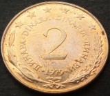 Cumpara ieftin Moneda 2 DINARI / DINARA - RSF YUGOSLAVIA, anul 1979 *cod 1525 B