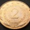 Moneda 2 DINARI / DINARA - RSF YUGOSLAVIA, anul 1979 *cod 1525 B