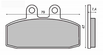 Placute frana sinter Aprilia Scarabeo 500 IE Cod Produs: MX_NEW 225100063RM foto