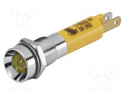 Lampă LED concav verde 24VDC &amp;Oslash;8mm EAO foto