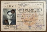 QW13 5 - 1950 - tematica CFR - Carte de identitate CFR, Documente