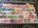 Lot timbre stampilate Pakistan, perioada interbelica, supratipare, temetice