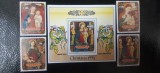 Penrhyn-Craciun 1992-arta,pictura Borgognene -serie si colita nestampilate MNH(W 2), Nestampilat