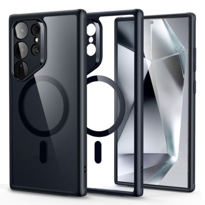 Husa pentru Samsung Galaxy S24 Ultra - ESR Classic Hybrid HaloLock - Clear Black foto