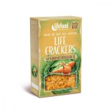 Lifecrackers Raw Eco cu Varza Murata &amp; Hrisca Bio, 90g, Vegan, Fara Gluten, Zahar, Lactoza, Handmade, Paine Cruda Deshidratata
