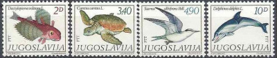 C2504 - Iugoslavia 1980 - Fauna 4v.neuzat,perfecta stare foto