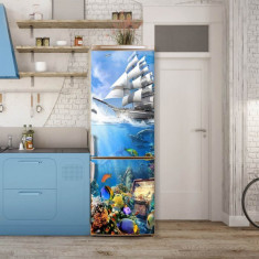 Sticker Tapet Autoadeziv pentru frigider, 210 x 90 cm, KM-FRIDGE-10 foto