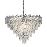 Candelabru Cristal Jordan 10 x E27 Argintiu ModernLight Concept