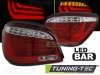 Stop stopuri triple BMW E60 LED BAR rosu clar NOU