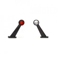 Lampa Gabarit WAS cu LED 12V 24V Alb Rosu Stanga