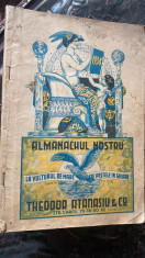 ALMANAHUL NOSTRU 1934,LA VULTURUL DE MARE CU PESTELE IN GHIARE,TH.ATHANASIU&amp;amp;CO foto