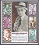 DB1 Holywood Actor Origine Romana Edward G Robinson 2000 Ghana MS MNH, Nestampilat