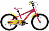 Bicicleta copii Belderia Daisy, culoare roz, roata 20&quot;, cadru din otel PB Cod:222020000005