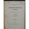 INTRODUCERE IN LITERATURA POPULARA ROMANA