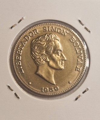 368, Columbia, Colombia , 50 Centavos 1959, KM#217, excelenta foto