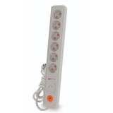 Cumpara ieftin Prelungitor Mutlusan 6 Prize, 1.5m, Protectie Soc, Intrerupator+LED, Alb, Interior