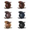 Set Clame Păr, 6 buc, Model Clasic, Dimensiune 3.5cm, Multicolor