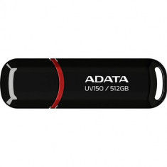 Stick USB ADATA UV150, 512GB, USB 3.0 (Negru)