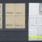 ROMANIA Taxa de Plata timbru 2 Lei bloc de 4 eroare cu supratipar recto-verso 8 IUNIE 1930 MNH tiraj 100 exemplare