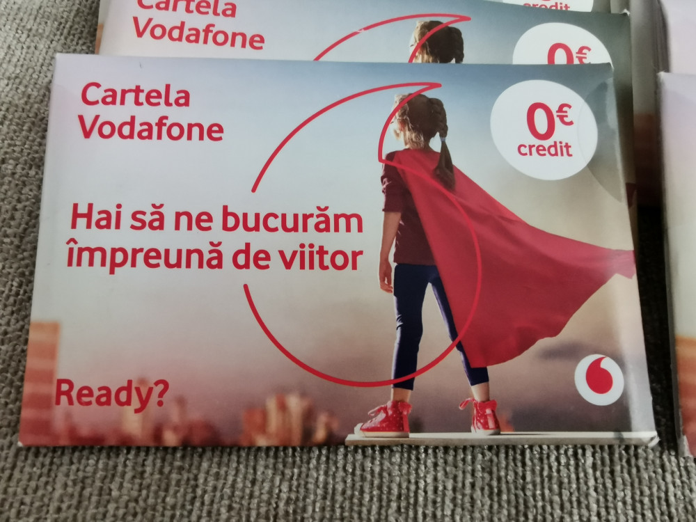 100 Cartele Vodafone 0 euro sigilate 2.5lei/bucata | Okazii.ro