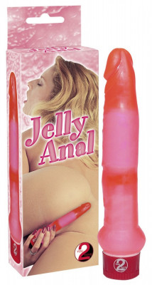 Vibrator Anal Jelly Roz, 17.5 cm foto