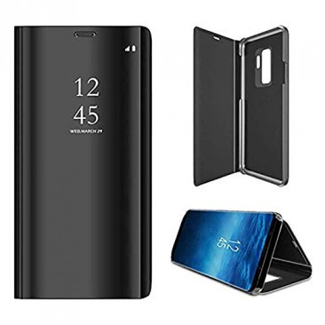 HUSA FLIP CARTE CLEAR VIEW HUAWEI P40 LITE 5G NEGRU foto