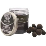 Boilies C&amp;B Semisolubil, Halibut Squid, Negru, 16-20mm, 150g