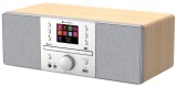 Cumpara ieftin Internet radio GoGEN IR 267 BTDAB, 2x10W, DAB+/FM, CD, LCD, Bluetooth, Spotify Connect, argintiu/maro