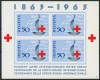 Elvetia 1963 - Crucea Rosie, colita neuzata