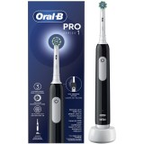 Periuta de dinti electrica, Oral-B, Pro Seria 1, Negru/Alb