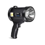 Lanterna LED Cautare W5113 USB, 90000 Lumeni, 500m, 3 Filtre (Albastru, Galben, Rosu), Reincarcabila