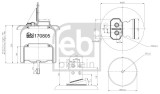 FEBI BILSTEIN 170805 Burduf, suspensie pneumatica