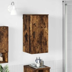 vidaXL Dulap de Baie Stejar afumat 30 x 31.5 x 61 cm Lemn compozit 883349