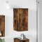 vidaXL Dulap de Baie Stejar afumat 30 x 31.5 x 61 cm Lemn compozit 883349