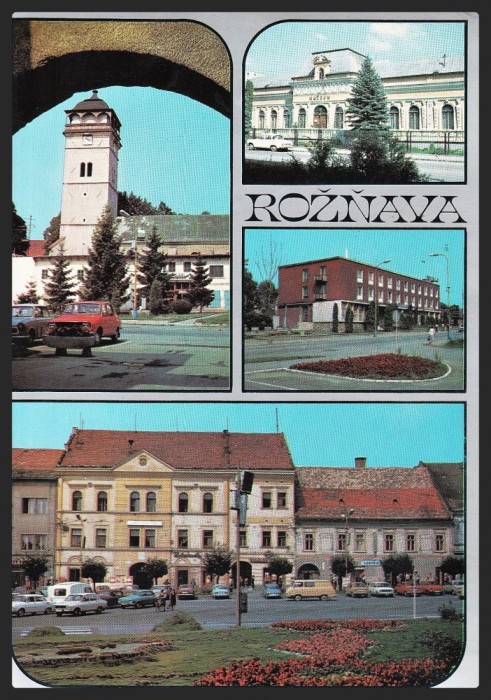 CEHOSLOVACIA - ROZNAVA - BANICKE MESTECKO - COLAJ - CP CIRCULATA #colectosfera CEHOSLOVACIA - ROZNAVA - BANICKE MESTECKO - COLAJ - CP CIRCULATA #colectosfera