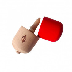 Kendama Pill, Rosu/Lemn, 11 cm, 23KD