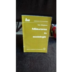 MASURAREA IN SOCIOLOGIE - IOAN MARGINEAN