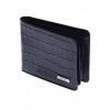 Portofel barbati din piele naturala, design crocodil, negru, 12 x 10 cm, 510CROCON, NANO BELT