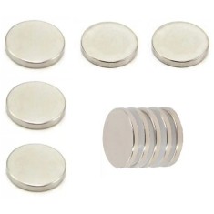 Magnet Foarte Puternic Din Neodim 2,5 x 0,5 Cm Set de 5 Bucati