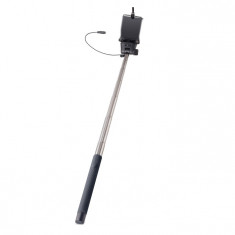 Selfie Stick Universal cu Cablu (Negru) MP-400 Forever foto