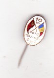 Bnk ins Insigna RPR - 10 ani - 1947-1957, Romania de la 1950