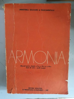 Armonia - Alexandru Pascanu - 1987 foto