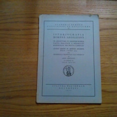 ISTORIOGRAFIA ROMANA ARDELEANA - Alex. Lapedatu - Cultura Nationala, 1923, 40p.