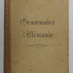 GRAMMAIRE ALLEMANDE par M. BOUCHEZ , 1944 , COTORUL LIPIT CU SCOTCH