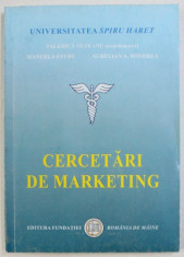 CERCETARI DE MARKETING de VALERICA OLTEANU , 2004 foto