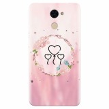 Husa silicon pentru Huawei Enjoy 7 Plus, Heart Baloons