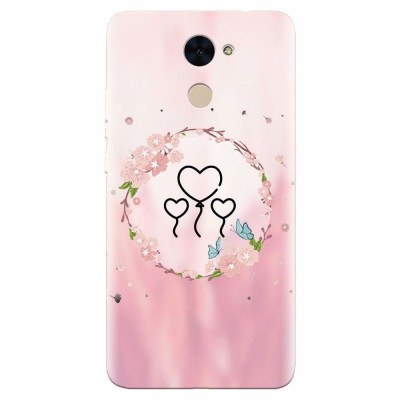 Husa silicon pentru Huawei Enjoy 7 Plus, Heart Baloons foto