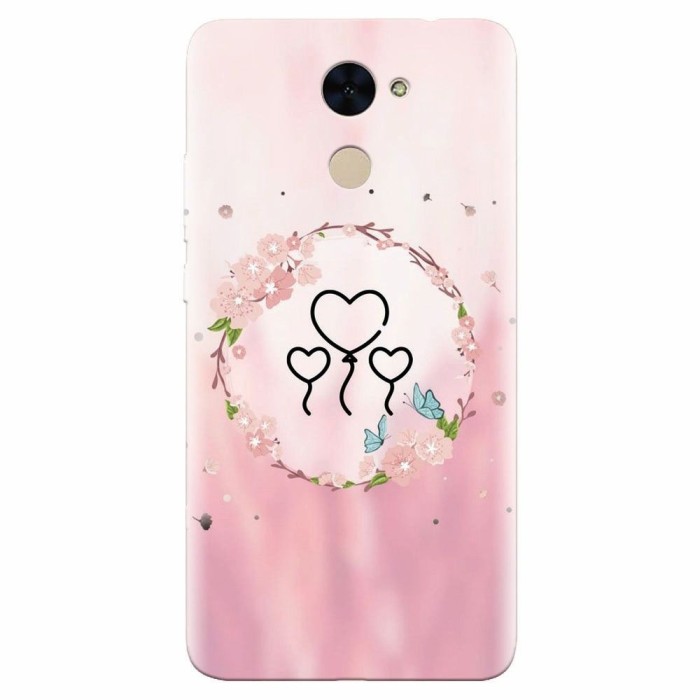 Husa silicon pentru Huawei Enjoy 7 Plus, Heart Baloons