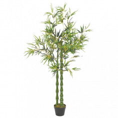 Plantă Artificială Bambus Cu Ghiveci Verde 160 cm 280191